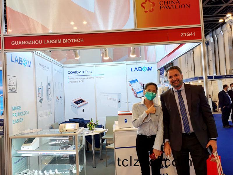【展(zhan)會迴(hui)顧(gu)】藍(lan)勃(bo)生(sheng)物(wu)精(jing)綵亮(liang)相(xiang)2022 MEDLAB Middle East